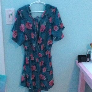 a floral romper